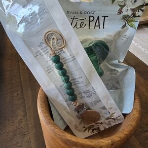Ryan & Rose Green Pacifier Clip